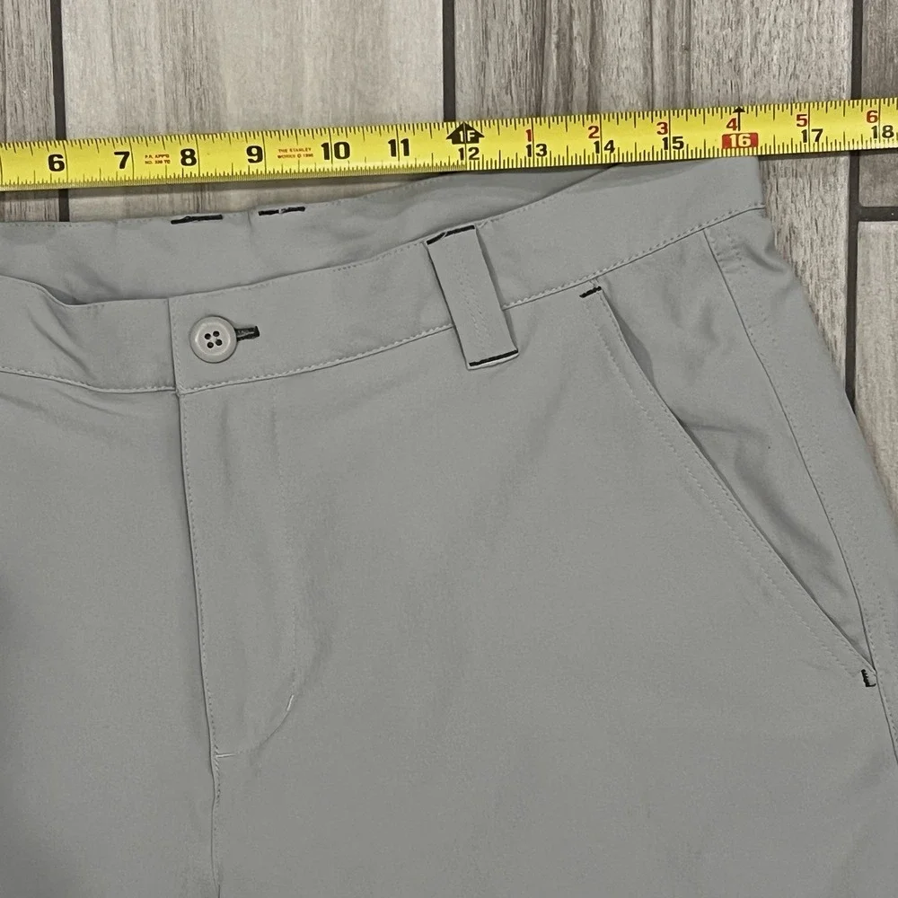 Columbia PFG Shorts Mens 34 Grey Excellent Omni-Shield Fishing Performance 10L - Picture 6 of 7